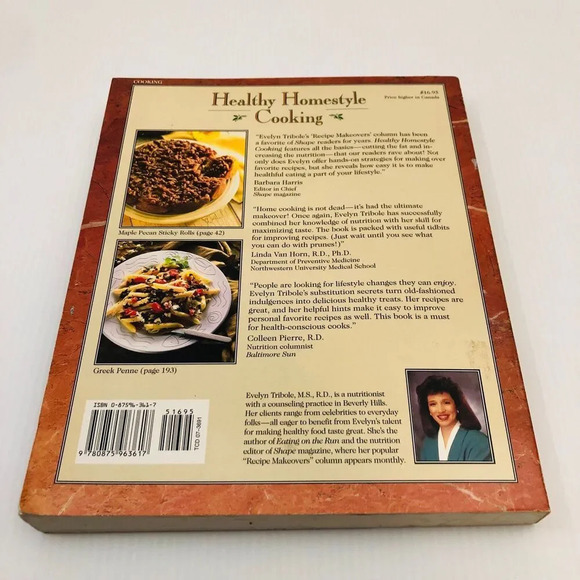 Healthy Homestyle Cooking Paperback – July 1, 1999 by Evelyn Tribole - Picture 4 of 5